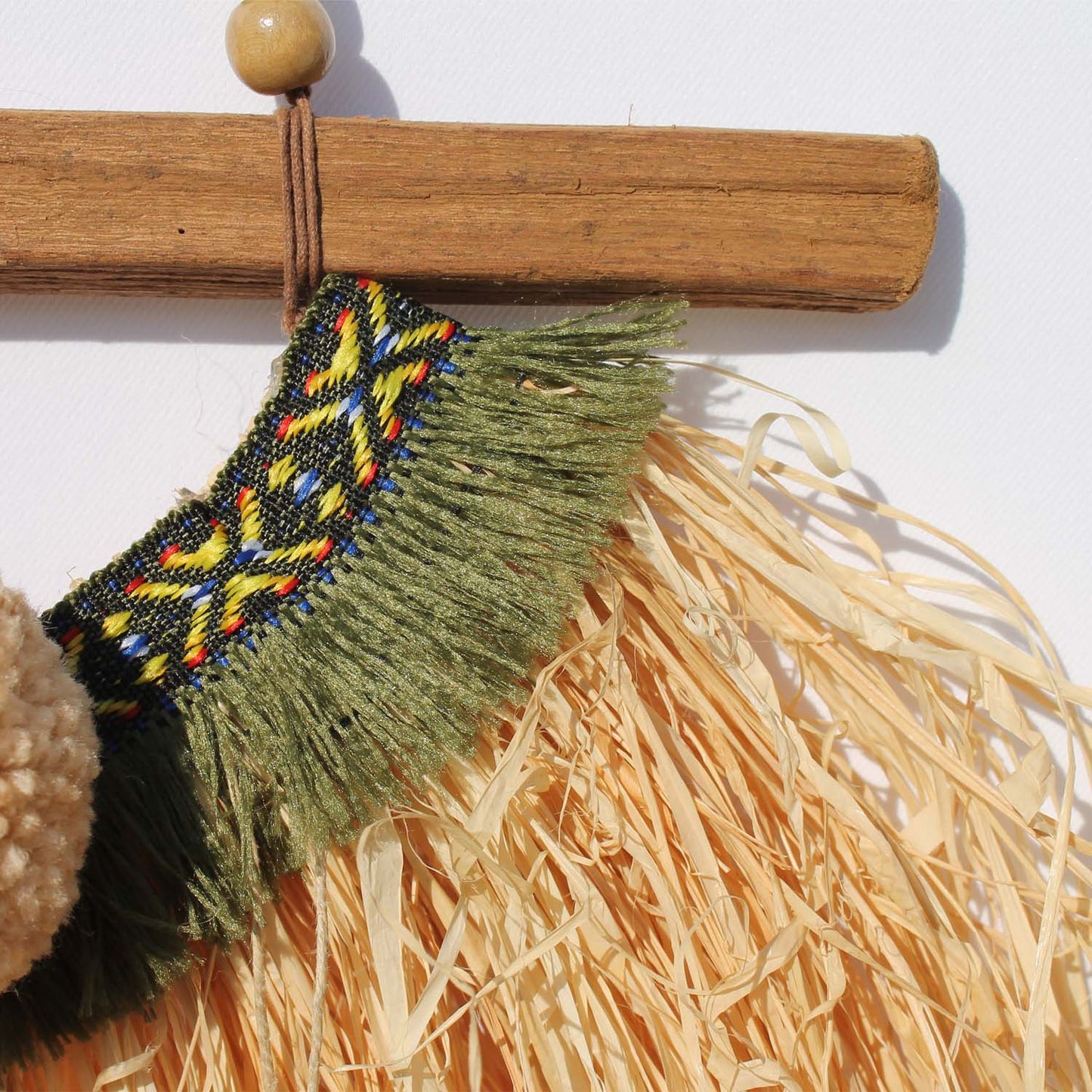 Boho Wall Decor with Pompons