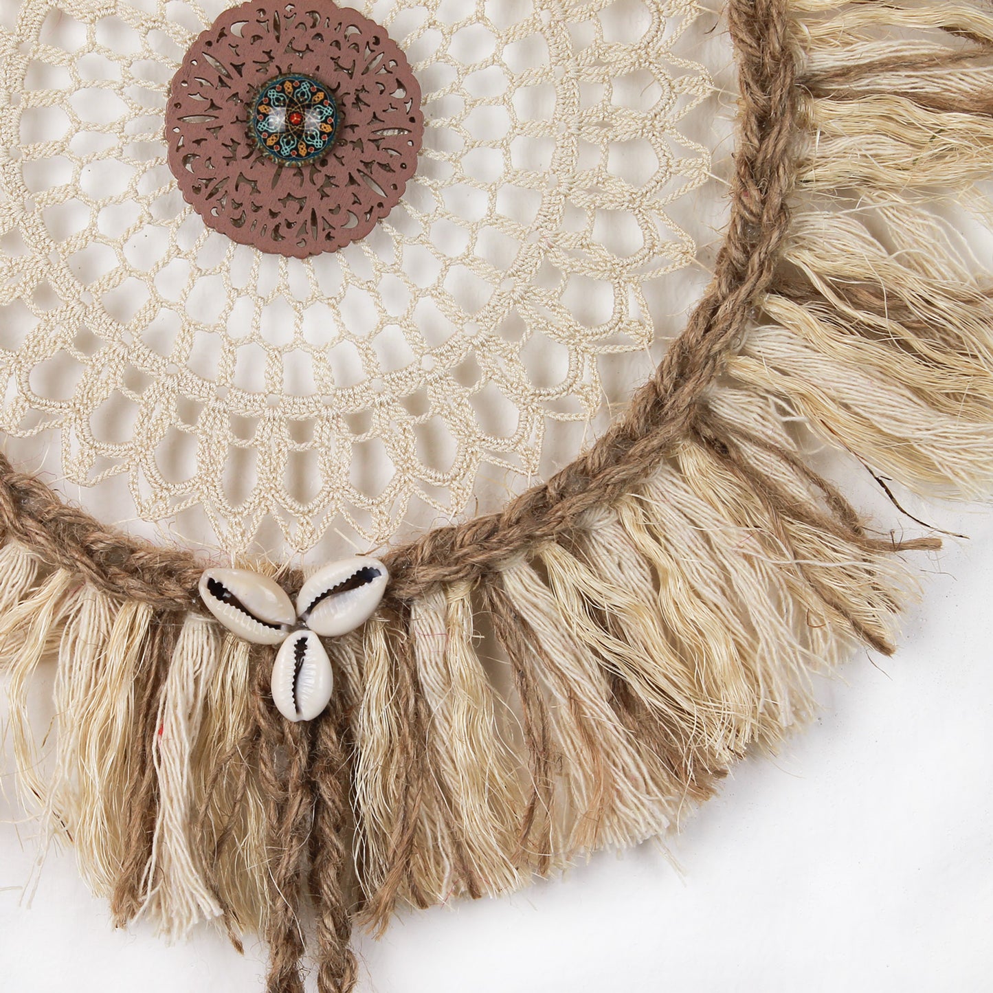 Round Wall Decoration with Mandala Design