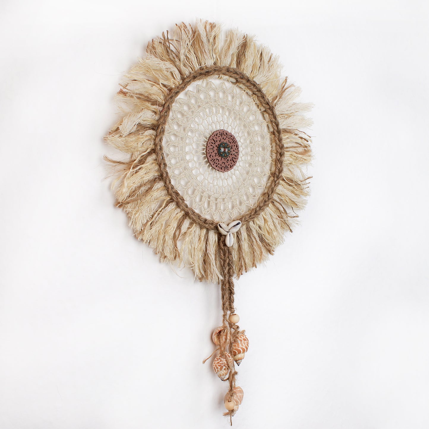 Round Wall Decoration with Mandala Design