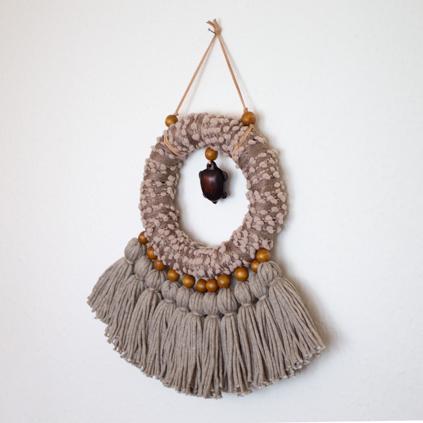 Charming Boho Wall Decor with Turtle Accent