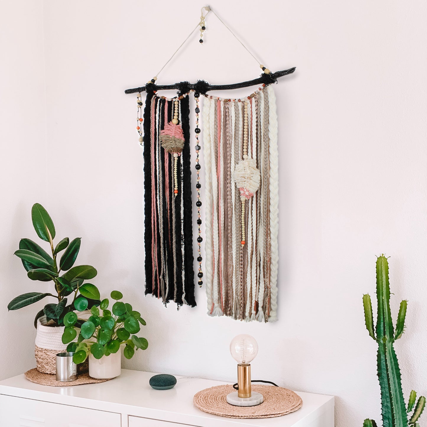 Tapiz de pared bohemio: elegancia suave