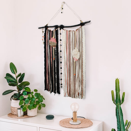 Tapiz de pared bohemio: elegancia suave