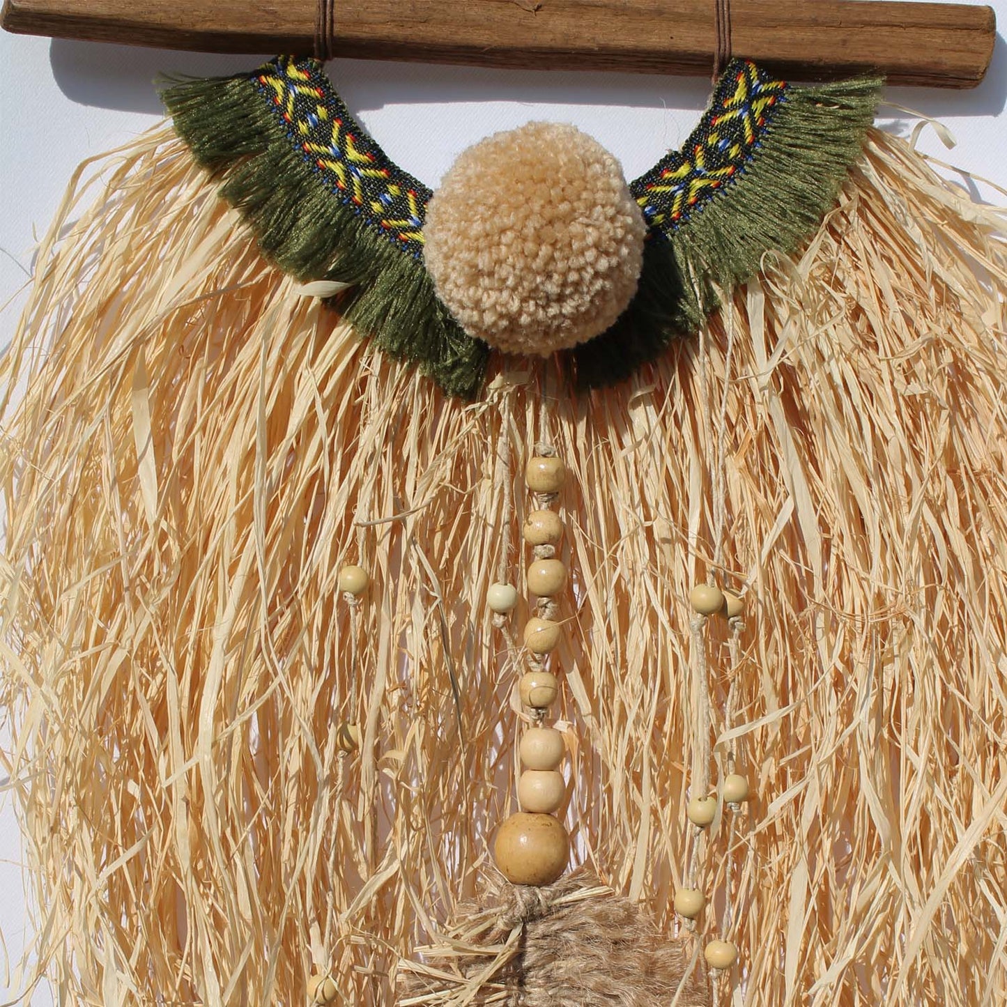 Boho Wall Decor with Pompons
