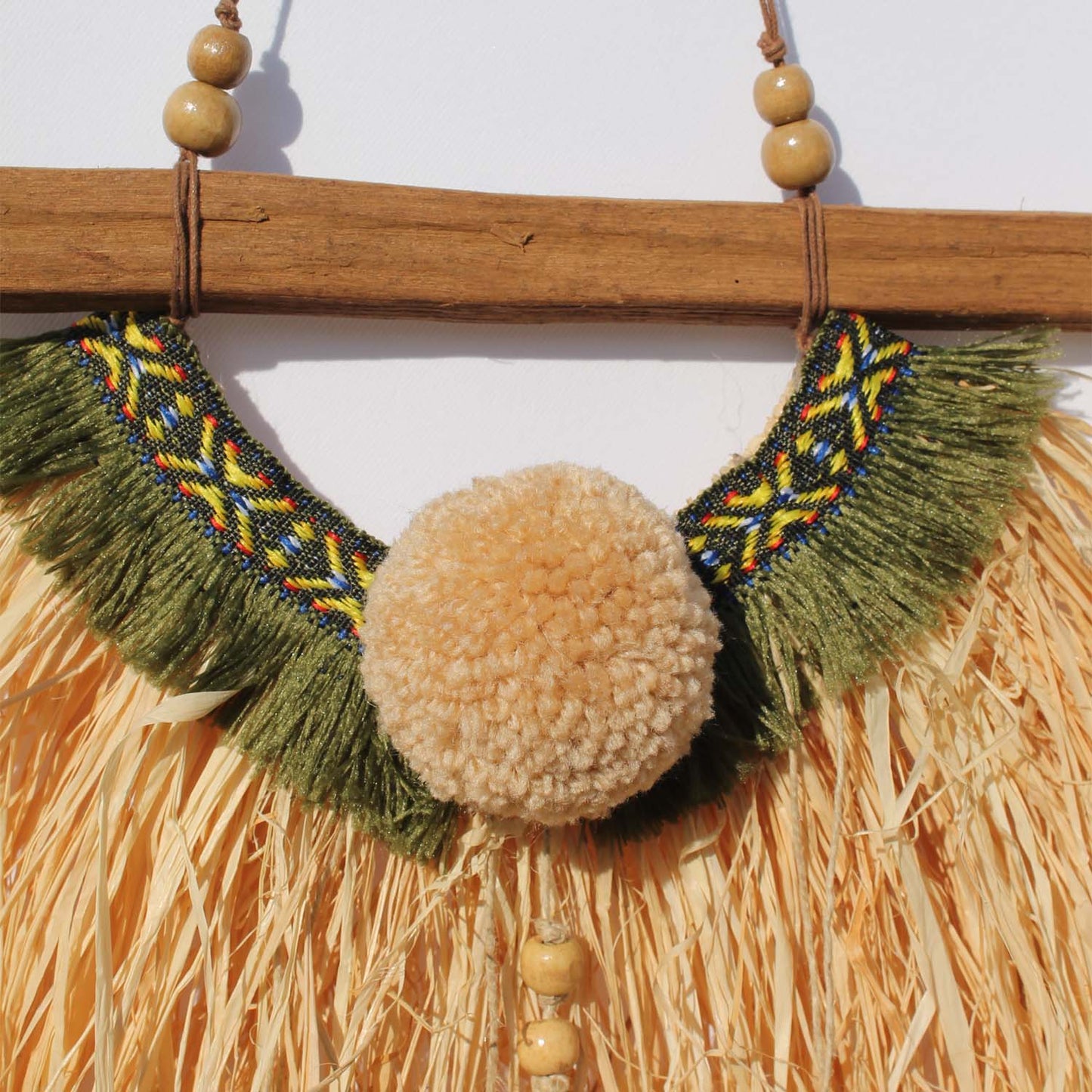 Boho Wall Decor with Pompons