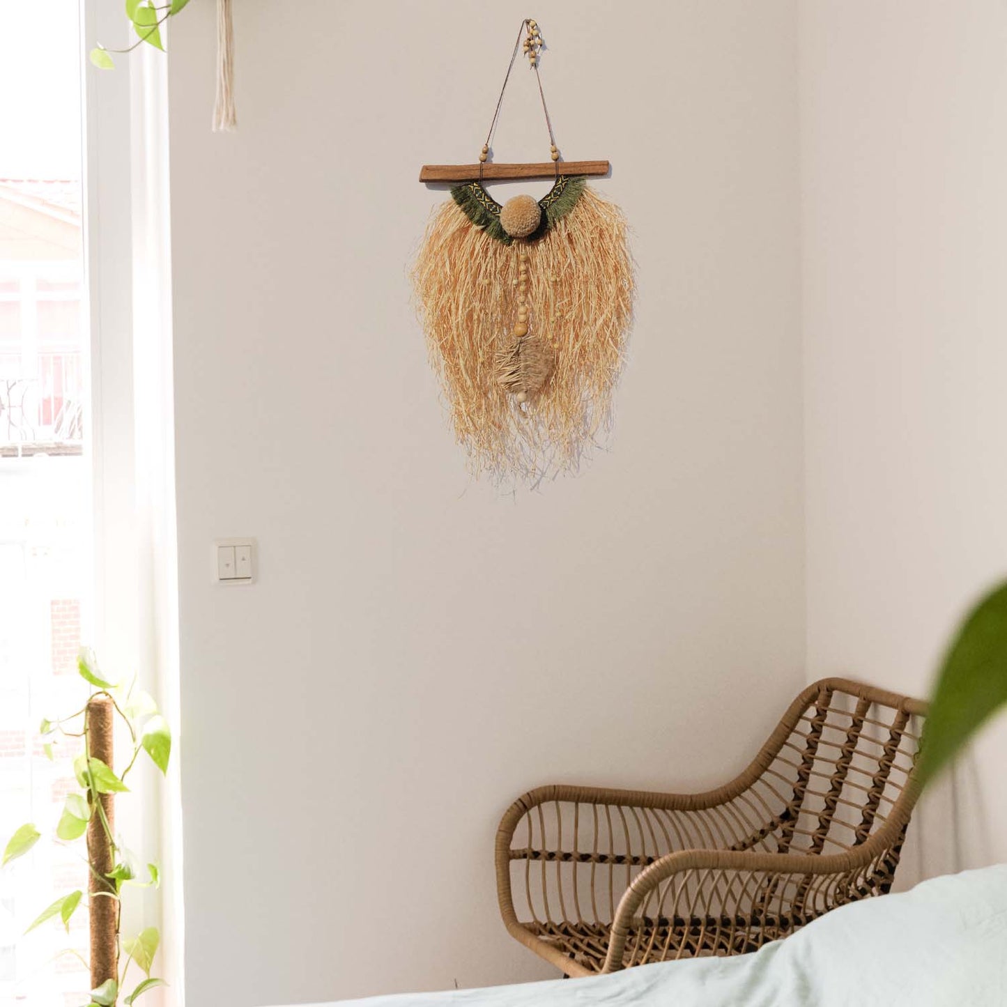 Boho Wall Decor with Pompons
