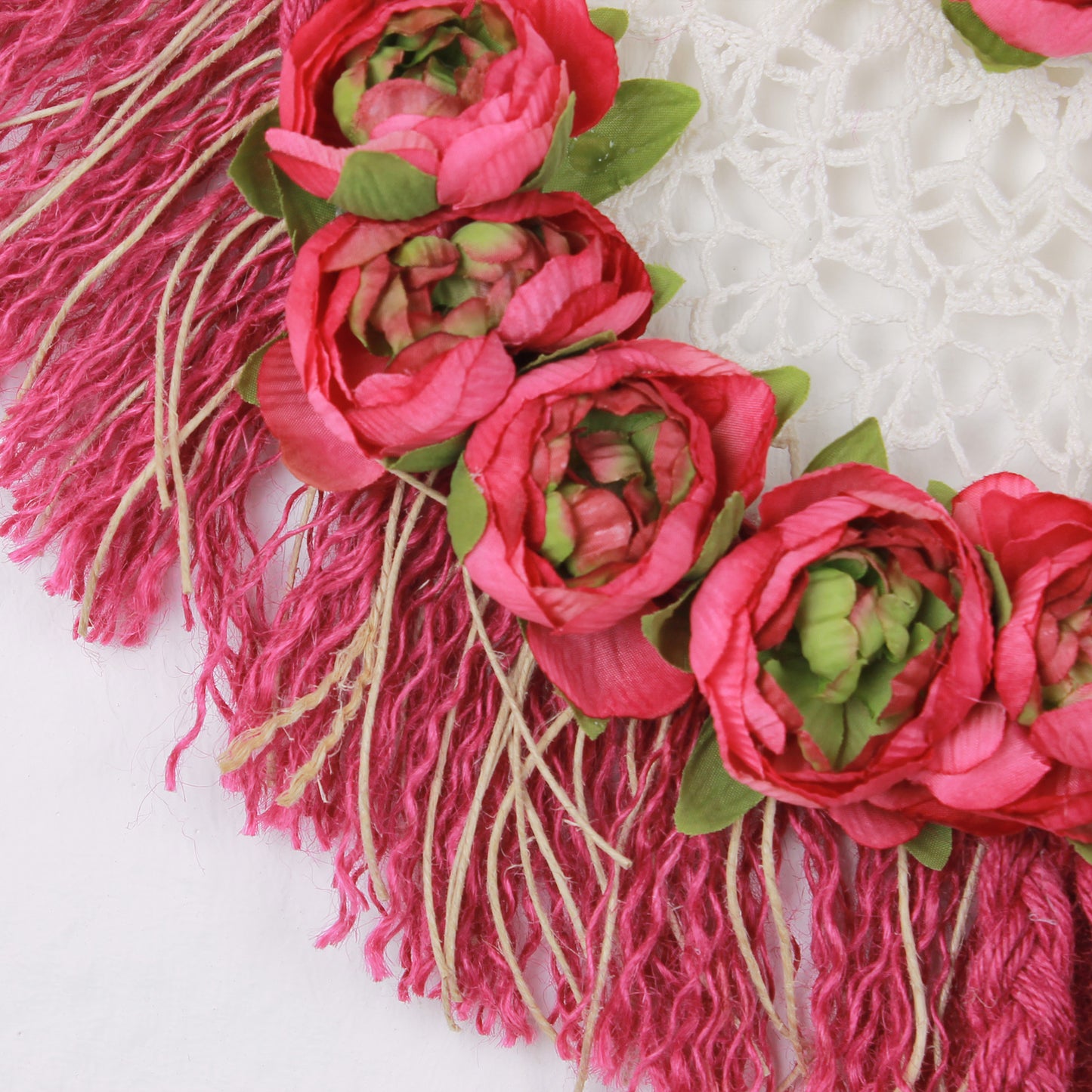 Romantic Wall Hanging Red and Berry