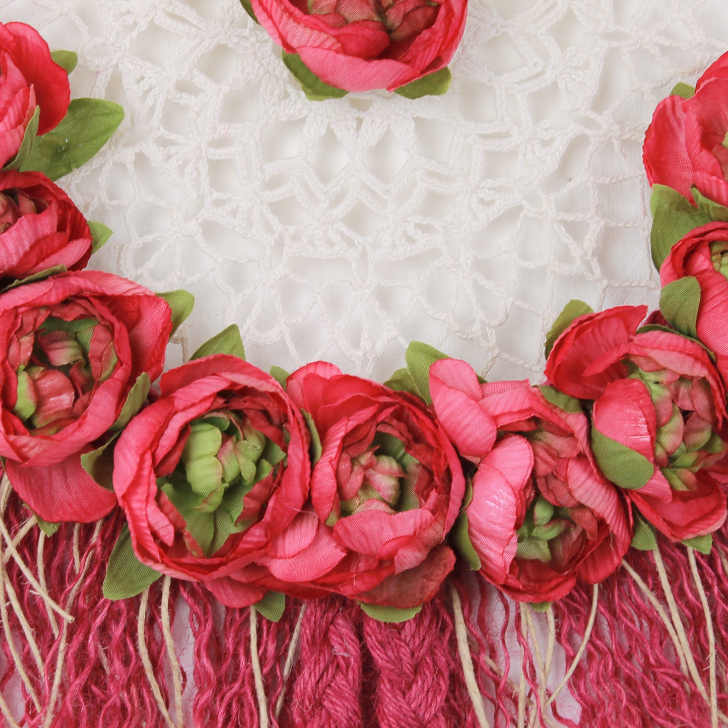 Romantic Wall Hanging Red and Berry