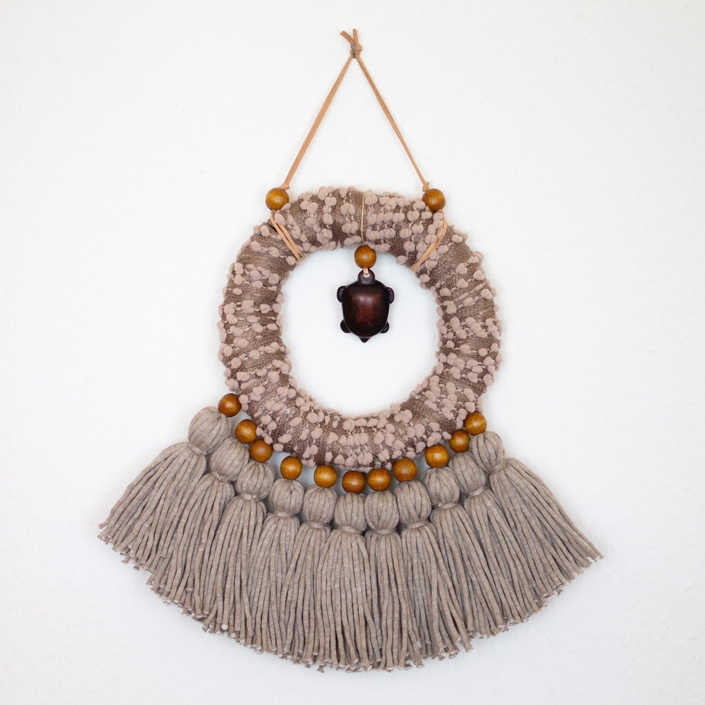 Charming Boho Wall Decor with Turtle Accent