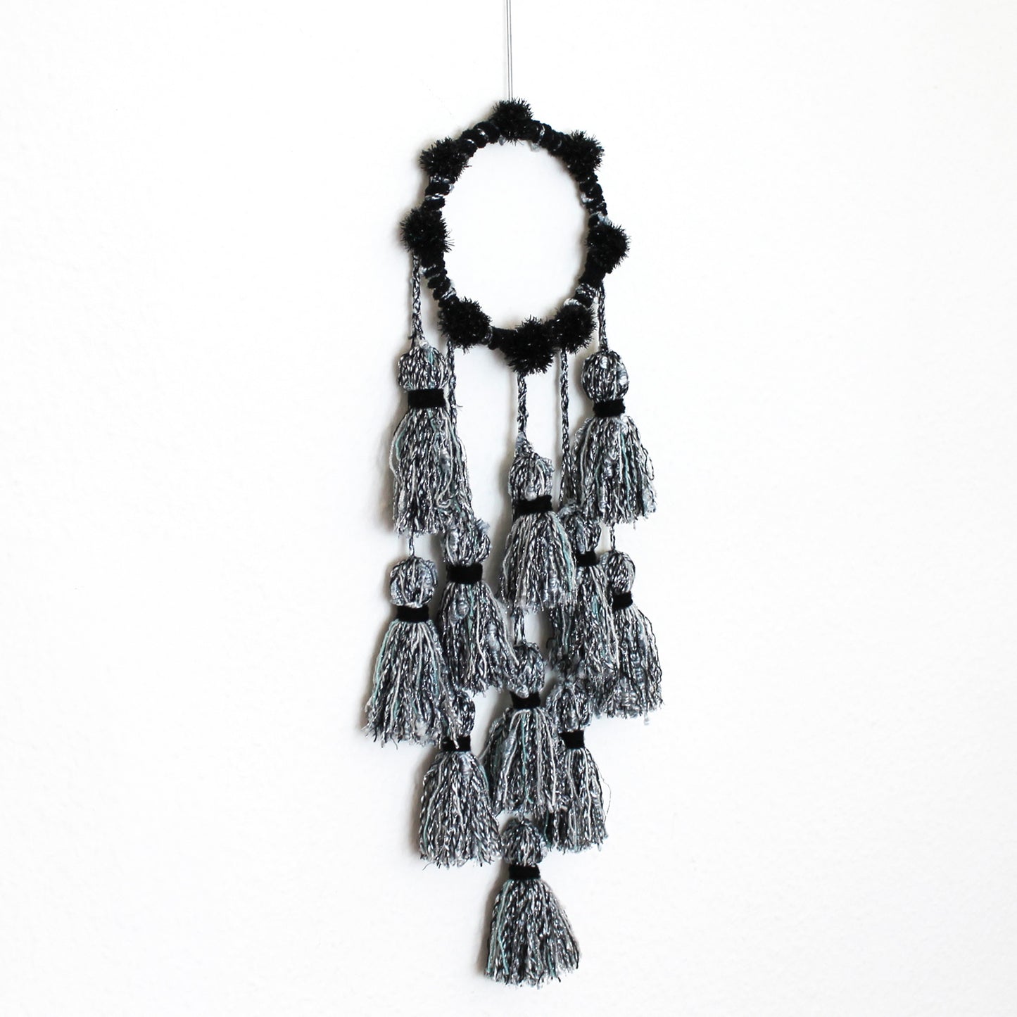 Small Boho Dreamcatcher with Glitter Accents