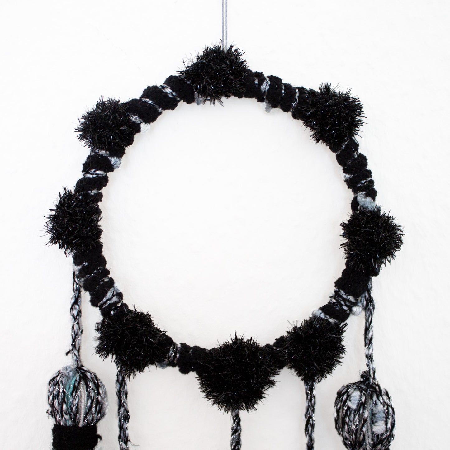 Small Boho Dreamcatcher with Glitter Accents