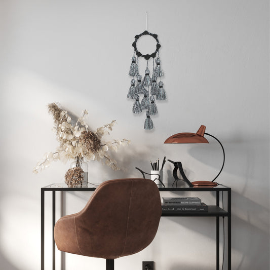 Small Boho Dreamcatcher with Glitter Accents